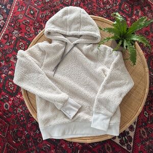 Athleta Tugga Sherpa Hoodie in Chantilly Natural Size Small